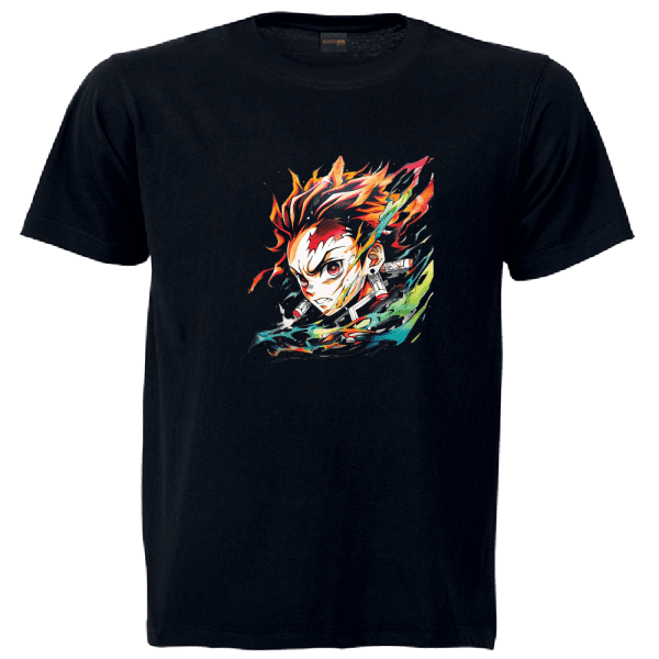 Demon Slayer Tanjiro Mad Colour T-Shirt