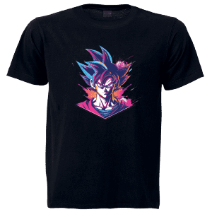Dragon Ball Z Goku Angry Illustration T-Shirt