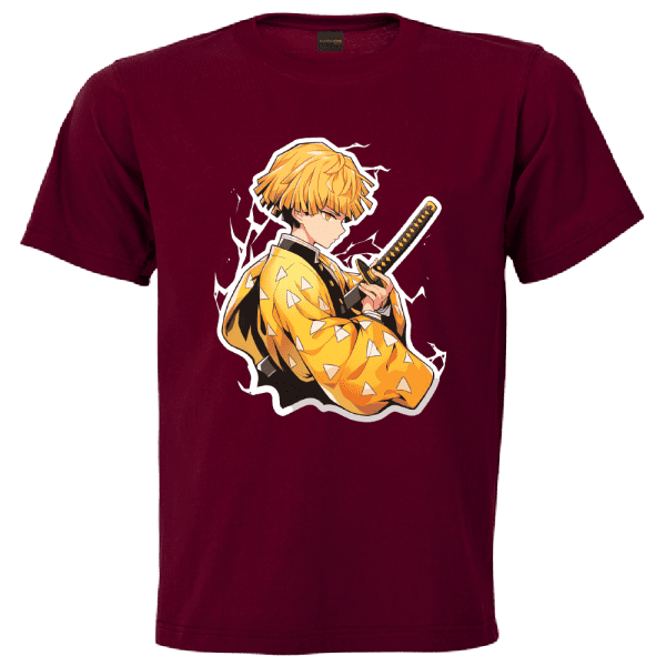 Demon Slayer Zenitsu Sticker T-Shirt
