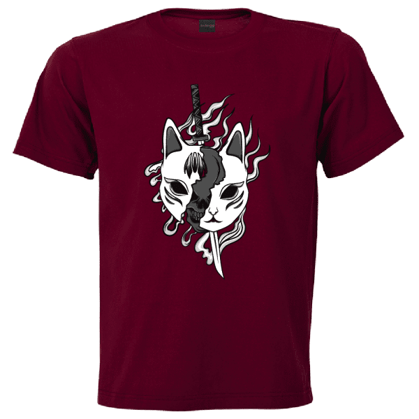 Demon Slayer Kitsune Skull Mask T-Shirt