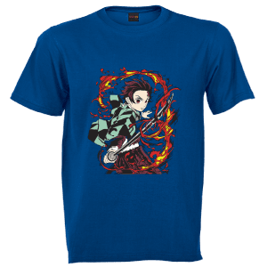Demon Slayer Tanjiro Fire Breathing T-shirt