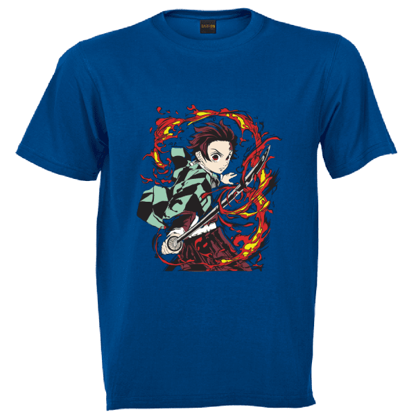 Demon Slayer Tanjiro Fire Breathing T-shirt