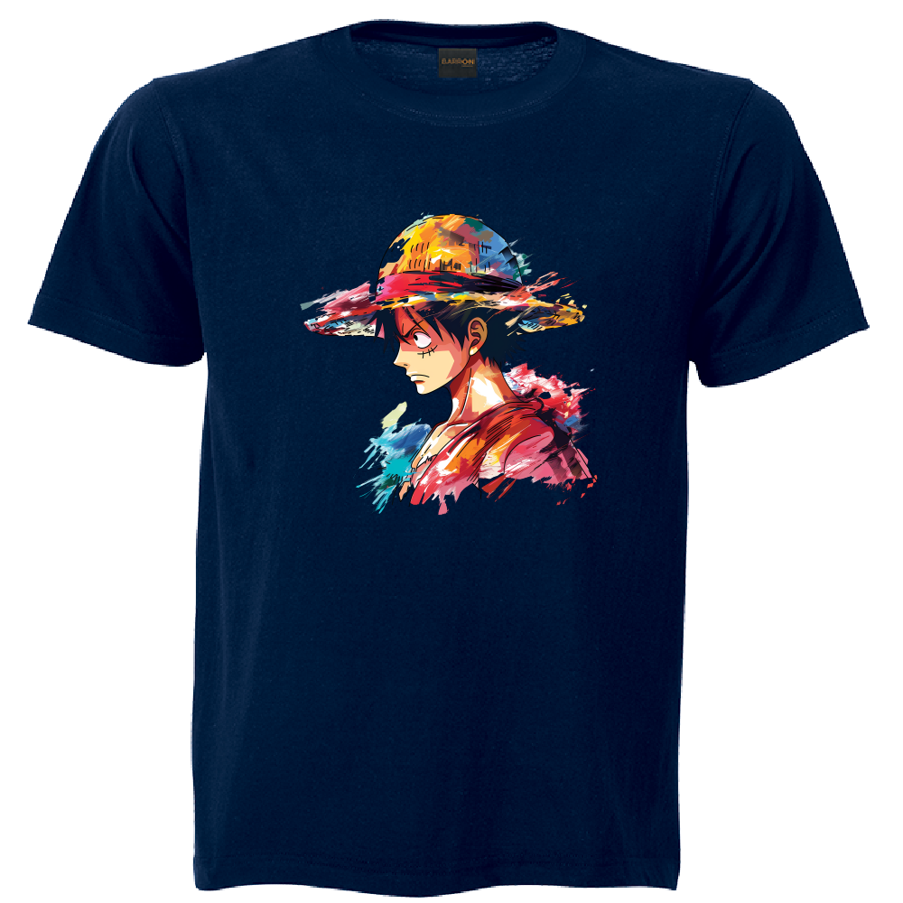 One Piece Luffy Side Illustration T-Shirt