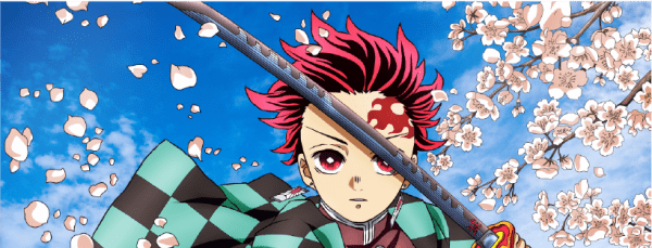 Demon Slayer Tanjiro Sakura Flower Desk Mat - Image 2