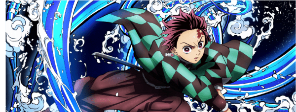 Demon Slayer Tanjiro Full Water Breathing Desk Mat 2 - Image 2