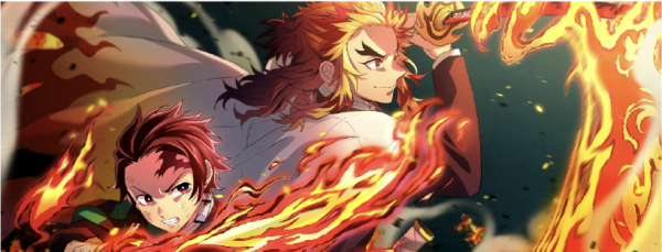 Demon Slayer Tanjiro & Sengoku Desk Mat - Image 2