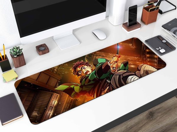 Demon Slayer Tanjiro Demon Castle Desk Mat