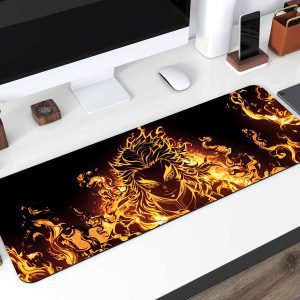 Demon Slayer Rengoku Fire Desk Mat
