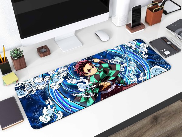 Demon Slayer Tanjiro Full Water Breathing Desk Mat