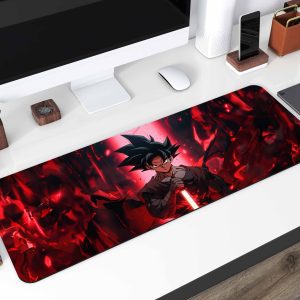 Dragon Ball Z Goku Black Lightsabre Desk Mat
