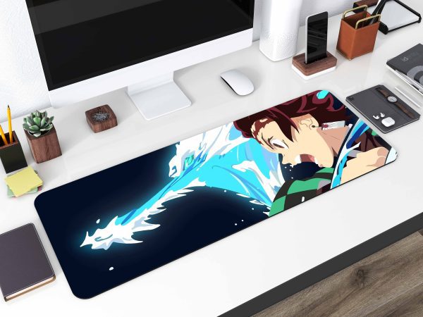Demon Slayer Tanjiro Water Breathing Desk Mat