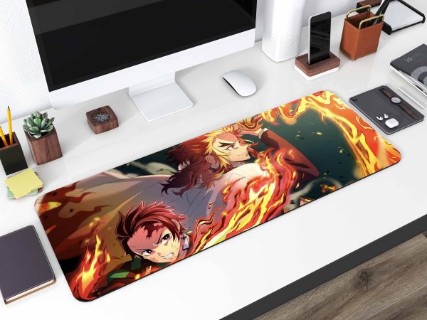 Demon Slayer Tanjiro & Sengoku Desk Mat