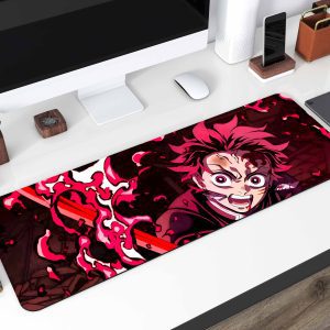 Demon Slayer Tanjiro Red Desk Mat