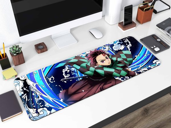 Demon Slayer Tanjiro Full Water Breathing Desk Mat 2