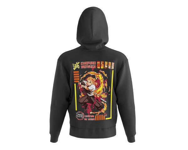 Demon Slayer Rengoku Kyojuro Hoody - Image 4